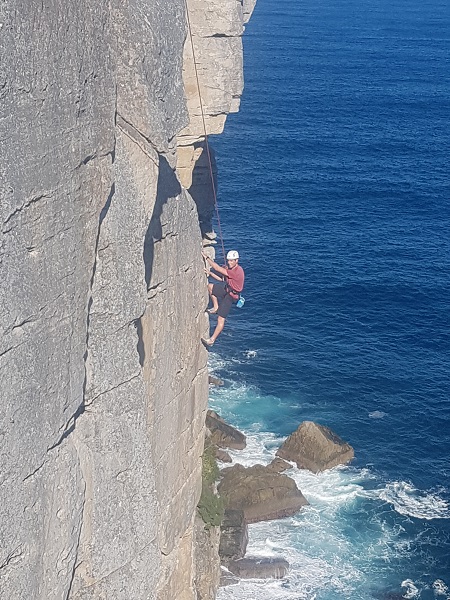 abseiling