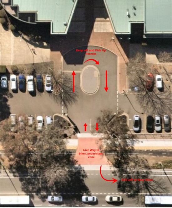 Pick Up and Drop Off Zone