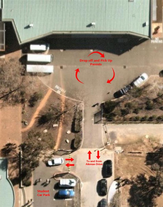 Pick Up and Drop Off Zone