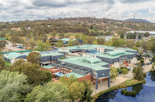 Lake Ginninderra Drone Shot
